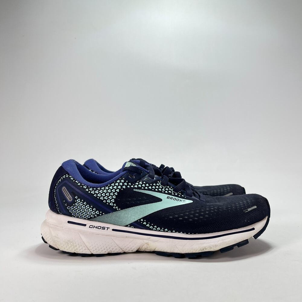 Brooks Ghost 14 Blue Running Shoes Athletic Sneakers 1203561B446 Women’s Size 7